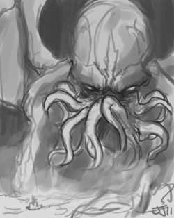 &ldquo;Hey dude can you draw some Cthulhu, love to see that badass in your  freaking style. Thanks man, and much respect for taking all these  requests.&rdquo;