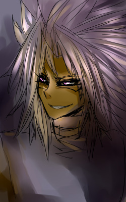 petradragoon:  Random sketch because I’m stressed from school and drawing Yami Marik helps me cool off XD Just really quick speedpaint. I’ll answer my messages soon, sorry! I’ll do it sometime this weekend. 
