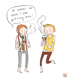 gingerhaze:  For Hobbit Day! Which is today apparently! Not that I need an excuse to draw Hipster Hobbits. (Someone made this joke on the last post, but I don’t remember who it was! If it was you, message me and I’ll credit you!) 