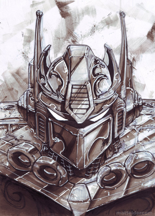XXX seebsan:  Optimus Prime Sketch by ~MattElder photo