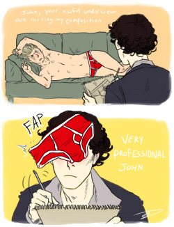FAP I MEAN FWAP NO WAIT I DO MEAN FAP hilarious-war: are you  still tacking request? John and Sherlock like one of your french girls?  (has this been done yet?)                                                 rubbishapple: Hello! I  absolutely adore the
