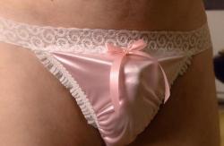 cockylingerie:  The panties are really hot! randicd:  I love a good panty bulge  