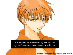 Fruitsbasketconfessions:  “Sometimes I’m Saddened By The Fact That Kyo Isn’t