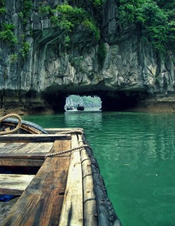 bluepueblo:  Sea Cave Tunnel, Thailand  photo