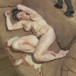 brittanydeal: Lucian Freud, Naked Portrait with Reflection  