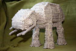 deviantart:  Crochet AT-AT by ~Soggy-Wolfie 