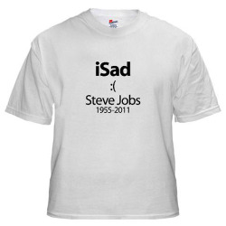 toptumbles:  iSad :( Steve Jobs R.I.P.  RIP Steve