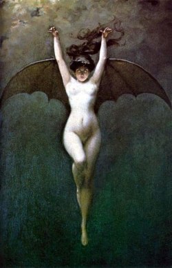 holyshitmyporncollection:  sinisterrealm:  Albert Pénot ‘Bat-Woman’   BOOBS.  SCARY BOOBS. 
