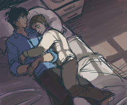 minuiko:  there’s a lot of good John/Sherlock cuddle!fic out there *3* 