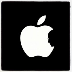 This should be Apple’s new logo.  (Taken