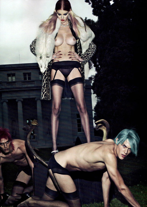 Sex Lara Stone in Vogue Paris. if you’re pictures