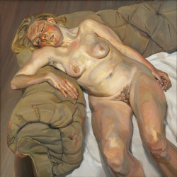 Lucian Freud, Blonde Girl, Night Portrait