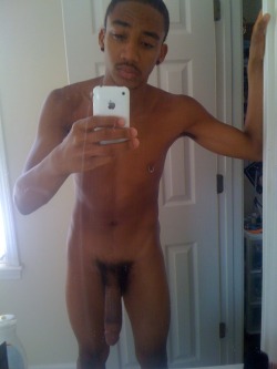 Lovecircumcisedmen:  This Cute Black Lad Has A Great Shaved Cock. 