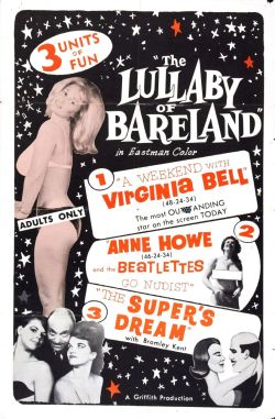 greggorysshocktheater:  Film poster for &lsquo;The Lullaby Of Bareland&rsquo; (1964) featuring Virginia Bell and Anne Howe.. Directed by Manuel S. Conde.. 