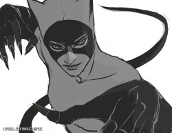 Quick Catwoman sketch break! 
