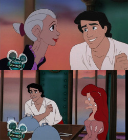 disneyfaceswap:  submission from jessicles. Mod comment: Ariel is so angry that Eric is making eyes at that hussy Grimsby.  OH&hellip; OH&hellip; THERE GOES MY SHIT. LOST AS SOON AS IT&rsquo;S FOUND.