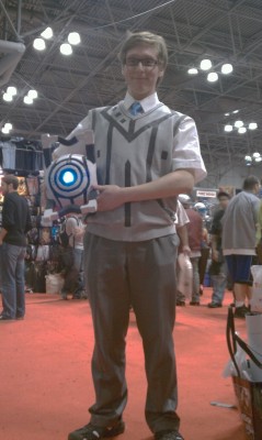 WHEATLEY!!!  I recognized him from a vid on tumblr and he laughed.