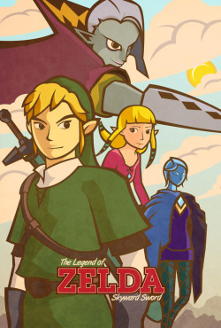 videogamenostalgia:  The Legend of Zelda: Skyward Sword - by Ben Huber 