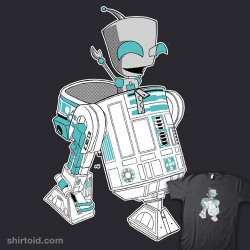 shirtoid:  Two Little Robots by Eriphyle is available for บ
