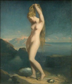 23silence:  Theodore Chasseriau (1819 - 1856) - Venus Anadyomene 
