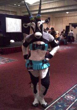 Me two weeks ago at the furry con. Fun stuff! Not the greatest photo though.