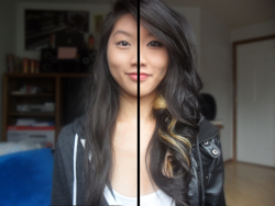 itsalexr:  defining-julia:  thelisanator:  &amp; it sucks knowing that a majority of people would rather talk to what I look like on the right instead of left. Why? We have the same personality though.  too powerful not to reblog  I’d talk to both sides