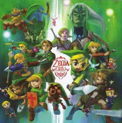 gameandgraphics:  The Legend of Zelda 25th Anniversary Concert program design (Click on the images for zoom in mode) [Source 1/2] 