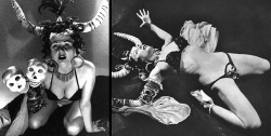 burleskateer: Bubbles Darlene Showing off her Afro-Cuban “Voodoo Dance” routine.. 