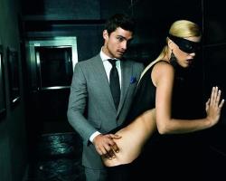 What I love: a man in a suit (fitted), and his hands all over me while I&rsquo;m blindfolded.