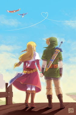finnichang:  Zelda: Skyward Romance by ~finni