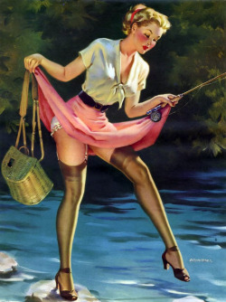 vintagegal:  “Stream-Lined” by Arnold Armitage 1940’s 