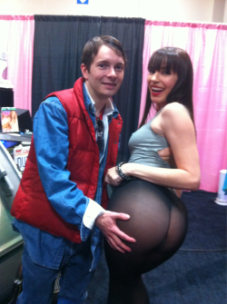 danadearmond:  Great scot Marty!    That looks like it&rsquo;s the first ass he ever felt