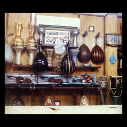 Music instruments shop in Qatar