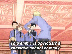 hubbahubbahoola:  roxylalondebeingpsychic:  coffee-and-paperbags:  mangosgonewild:  jerrymojo2:  I fucking loved this anime.  DID THEY ACTUALLY SAY THAT  yes they did  best romantic school comedy anime ever  I still love how he drew in the floor with