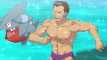 fuckyeahpokevillains:  Kids today are so spoiled. Back in my day we had to fap to Giovanni’s mysterious silhouette and now he just runs around willy-nilly in a goddamn Speedo. 