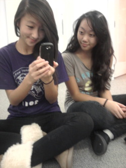 nkaujzoo:  Aren’t we cute. No? Well she is. :)   LOLS LOOK AT HER TRYING TO BE NICE TO ME :P shes beatiful