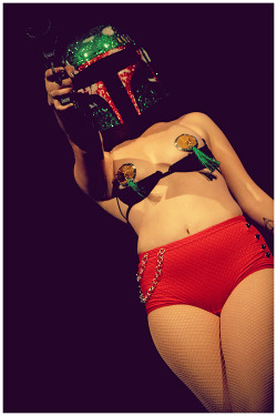 infusedspice:  shandennsays: Boba Fett routine - Music City Burlesque’s BOOlesque at the Belcourt  photo credit to Kallisto of Uvudu? Imaging  