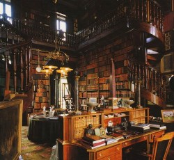 bookmania:  Á la Bibliothéque du Château