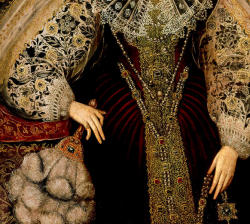 poisonwasthecure:  Queen Elizabeth I (detail)