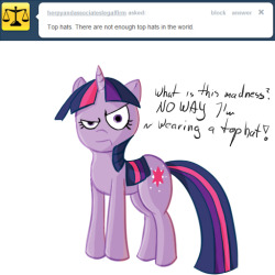 ask-twi:  Lesson for today, everypony: Never