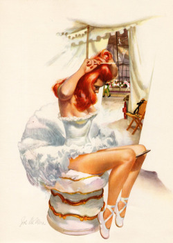 vintagegal:  Illustration by JoeDeMers 1948
