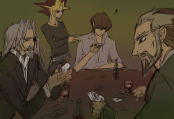 ygocharacterstalkingallincaps:   KAIBA PLAY THAT CARD.ATEM, GO AWAY. I’M TRYING TO THINK.PLAY THAT CARD FACE DOWN.ATEM, THAT’S THE FIVE OF CLUBS. I CAN’T DO IT.CAN’T DO IT OR WON’T DO IT?DO YOU EVEN KNOW HOW TO PLAY POKER?ACTIVATE YOUR TRAP.I