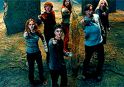  Favorite Scenes: Dumbledore’s Army + Order of the Phoenix vs. Death Eaters (Order of the Phoenix).  