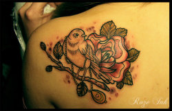 bird tattooby ~rozeink