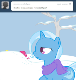 Ask-Trixie:  Surprise!Pinkie Pie!Grawr!  :Squee: I Asked This Question! :D