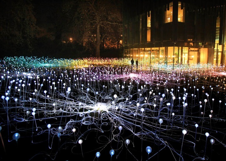bitchville:  Bruce Munro has fitted 5,000 glass spheres in the grounds of the Holburne