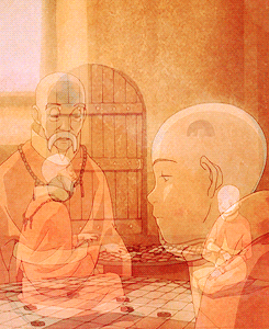 oma-shu:  Aang and his mentors — requested