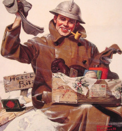 They Remembered Me - Norman Rockwell, 1917   