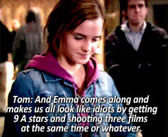 nakedcuddles:  emmawatsonsdaily:  One of the reasons why Emma Watson is one of the best female role-models of our time. She’s so underrated.  I wish I could’ve been more like her. X 