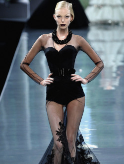 Tanya Dziahileva @ Christian Dior Haute Couture Fall 2008